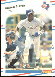 1988 Fleer Baseball Cards      479     Ruben Sierra